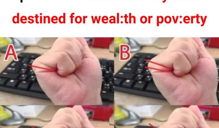 Clench your fist and count the palm lines: Discover if you’re destined for wealth or poverty