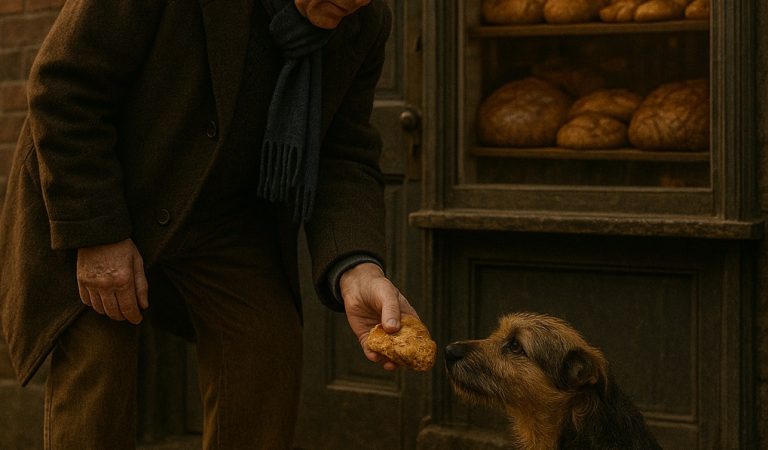 He Locked the Bakery After Losing His Wife—Until a Stray Dog Changed Everything