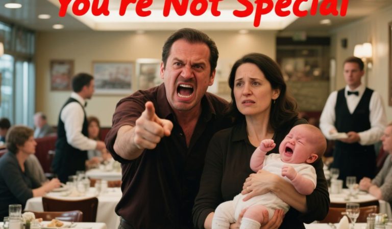 “No One Wants to Hear Your Baby, You’re Not Special”, Man Yells at Mom for Bringing 3-Month-Old Baby to a Restaurant
