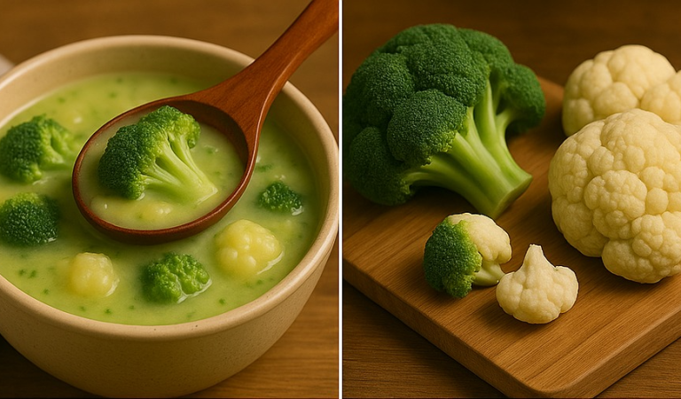 Nourishing Broccoli & Cauliflower Soup for a Happy Stomach! Nourishing Broccoli & Cauliflower Soup for a Happy Stomach!