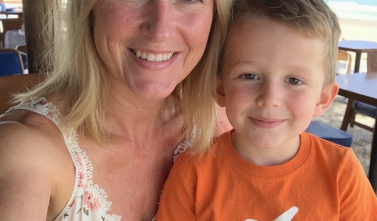 After My Wife’s Funeral, I Took My Son on Vacation— Then He Pointed at a Woman and Said, “Dad… That’s Mom”