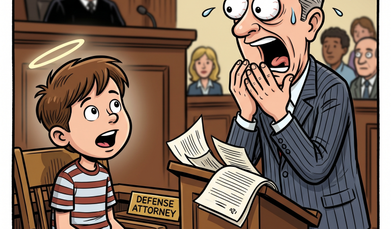A boy who was a witness to a crime was called to testify in court
