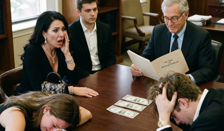 My stepmother laughed at my father’s will reading and said I was getting nothing — then the lawyer pulled out a black folder and her face went pale