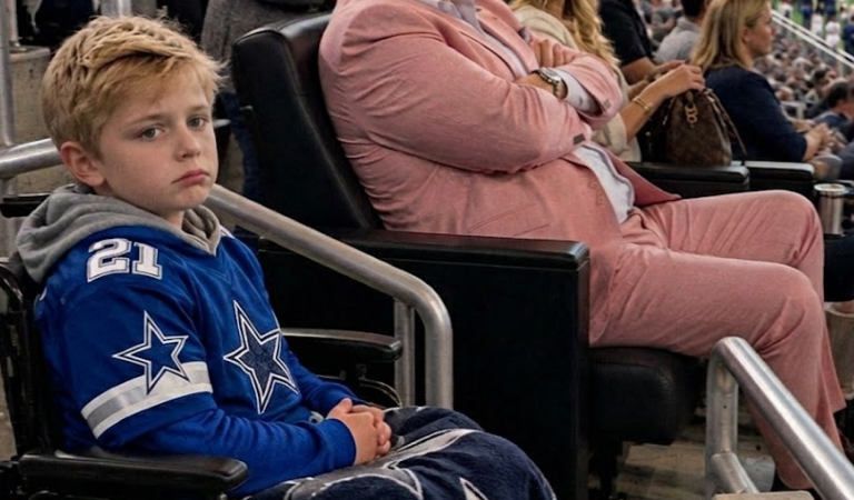 A wealthy man took the accessible seats I bought with nearly my last savings for my son in a wheelchair and told us to sit somewhere else then a quiet elderly woman stepped in